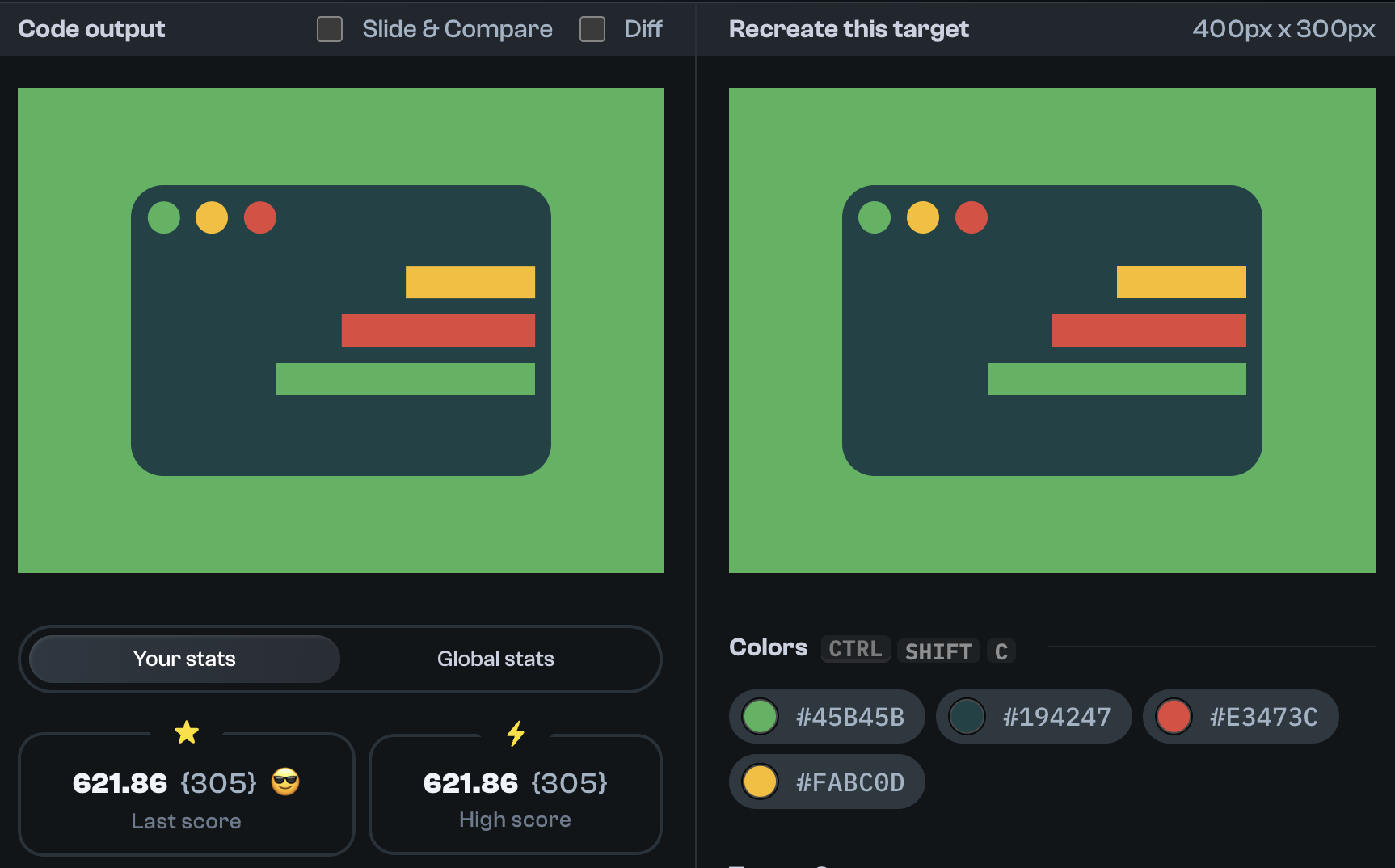 Target 351 comparison