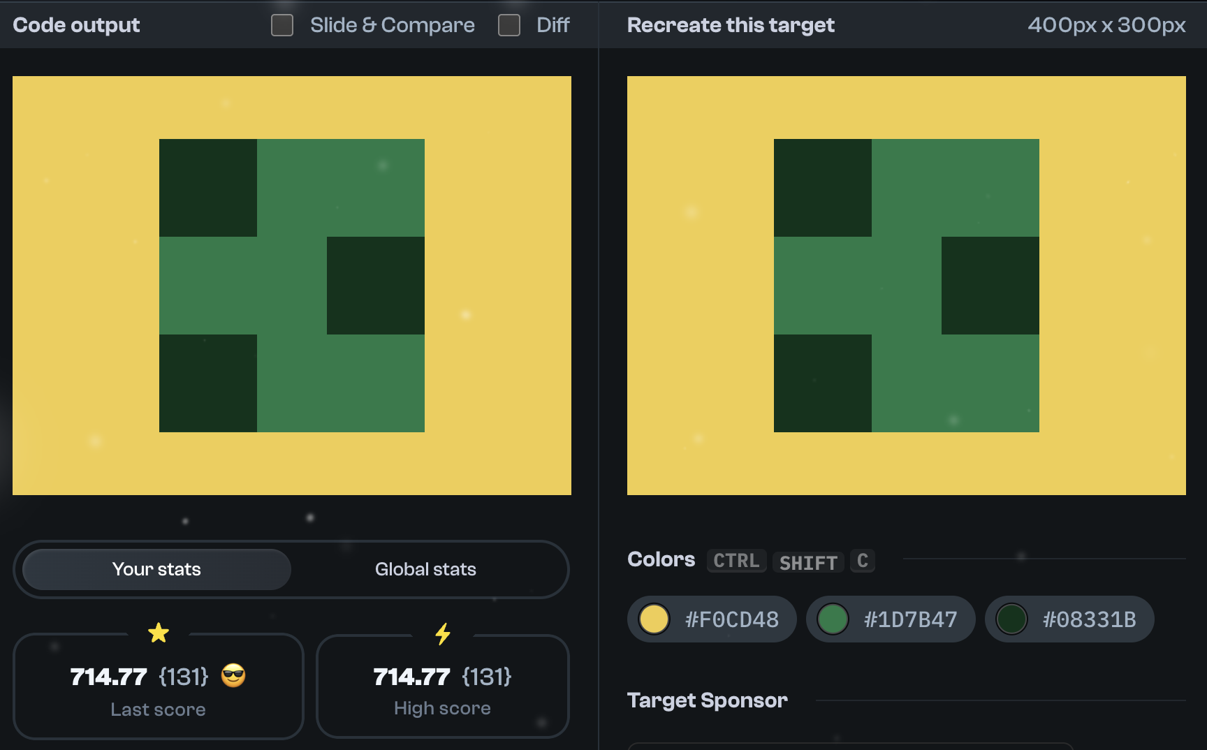 Target 352 comparison