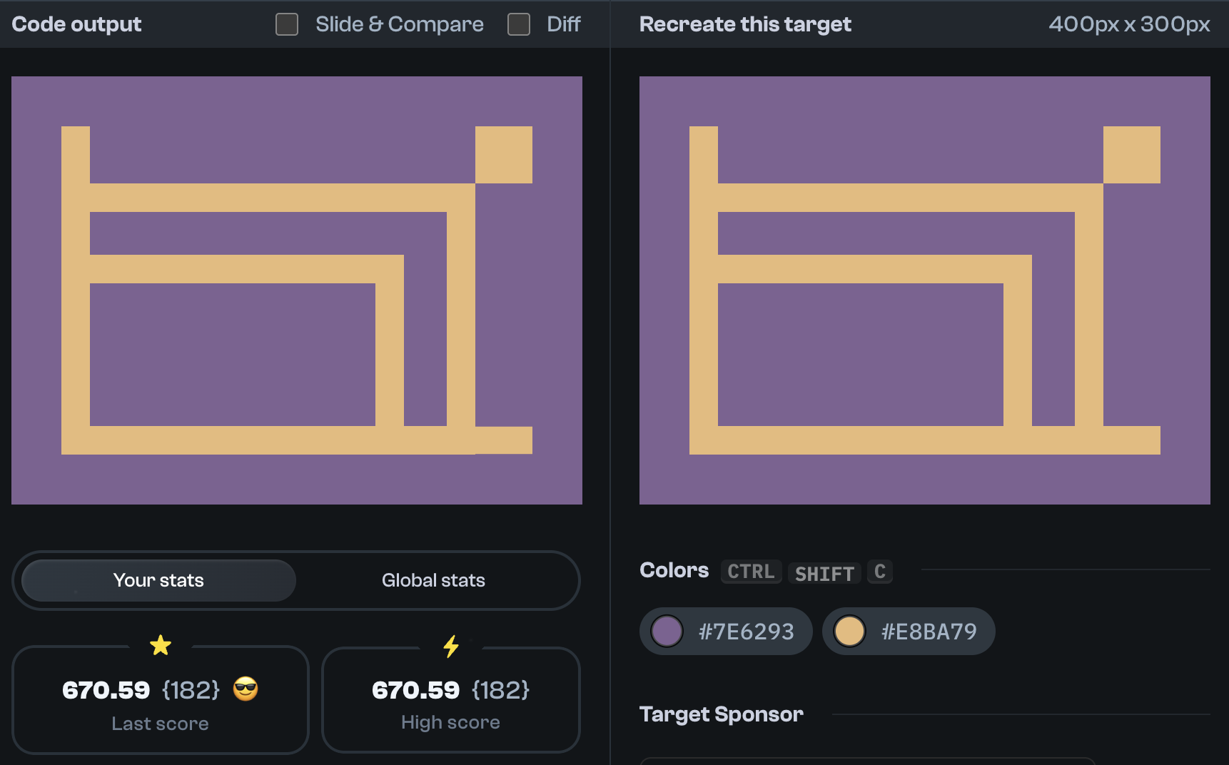 Target 353 comparison