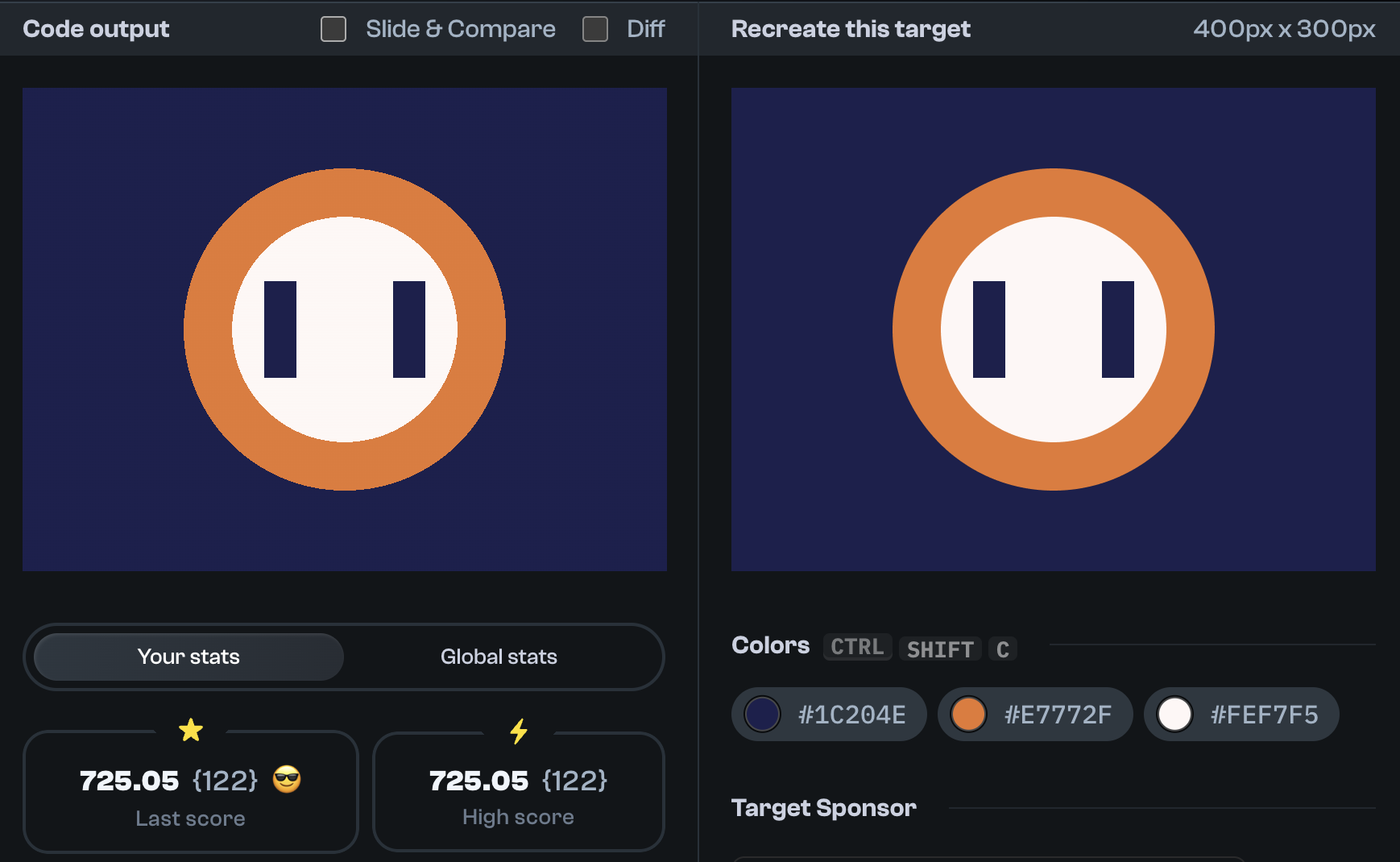 Target 354 comparison