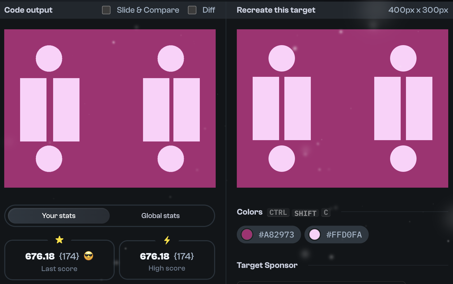 Target 14 comparison