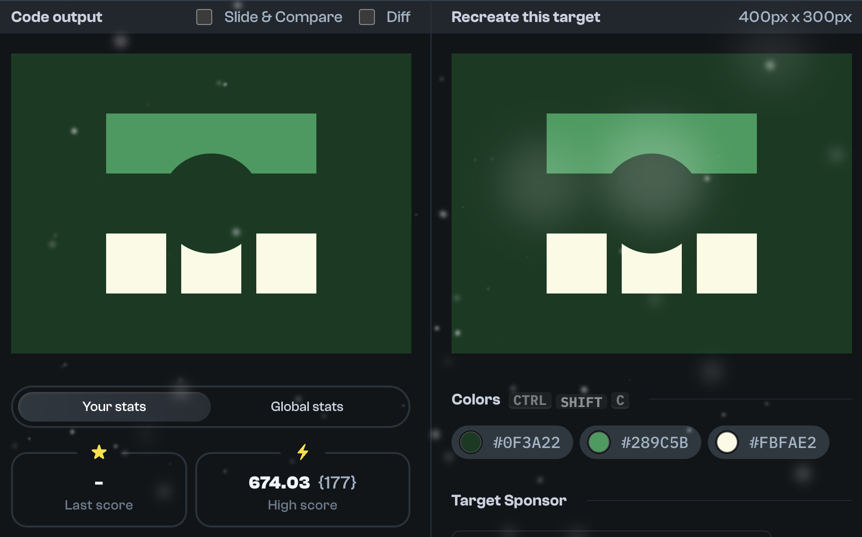 Target 16 comparison