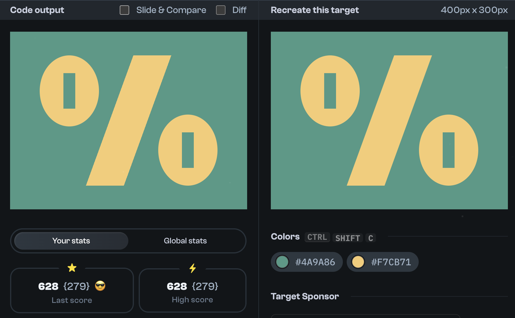 Target 27 comparison