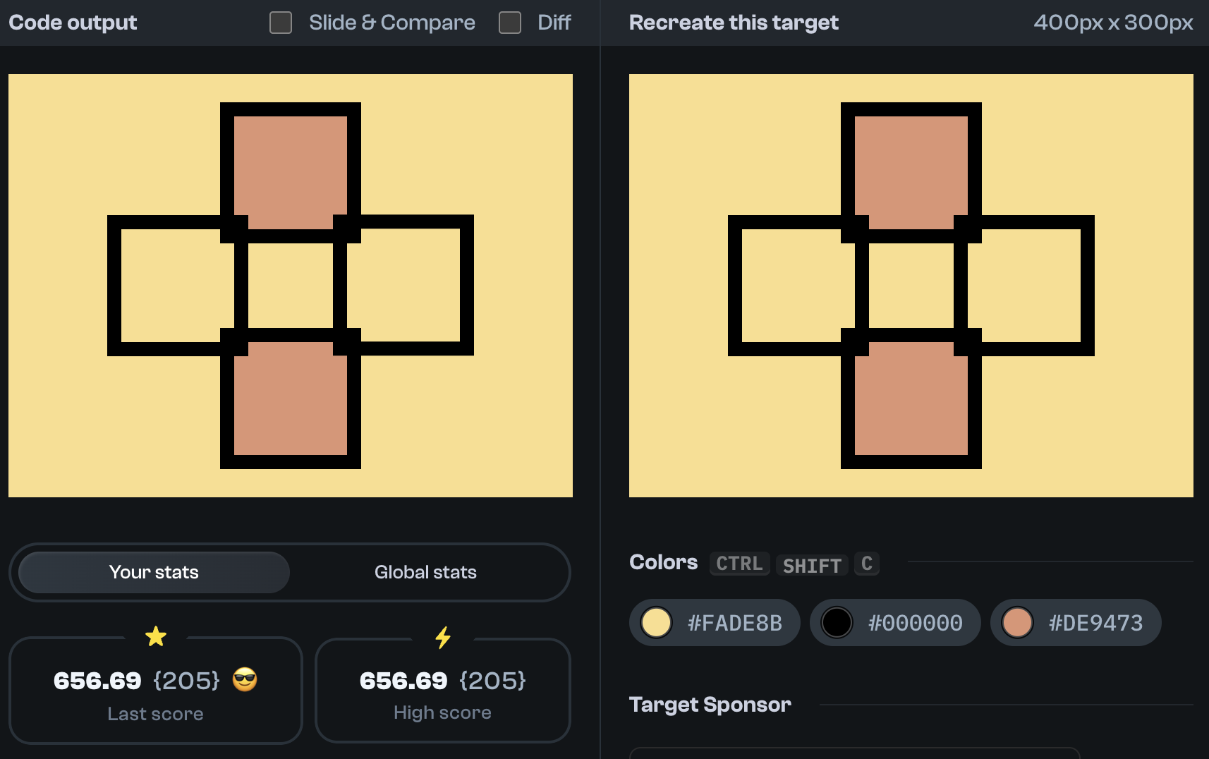 Target 32 comparison