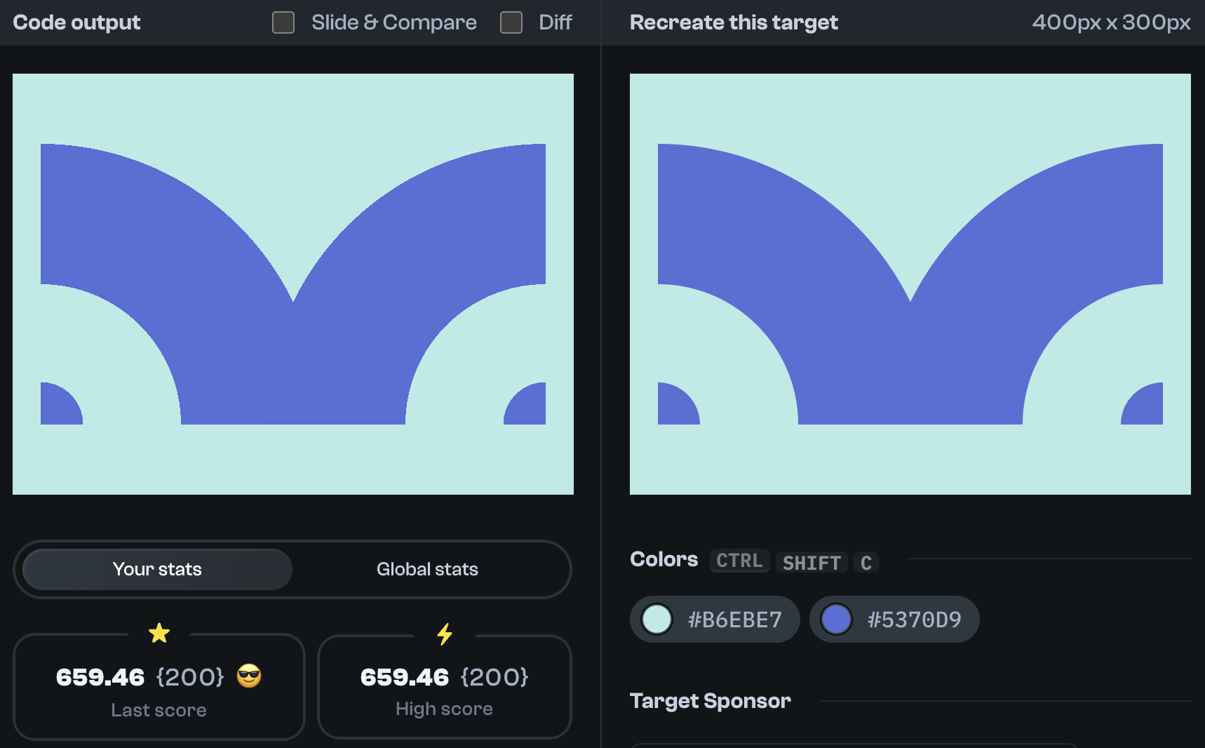 Target 54 comparison