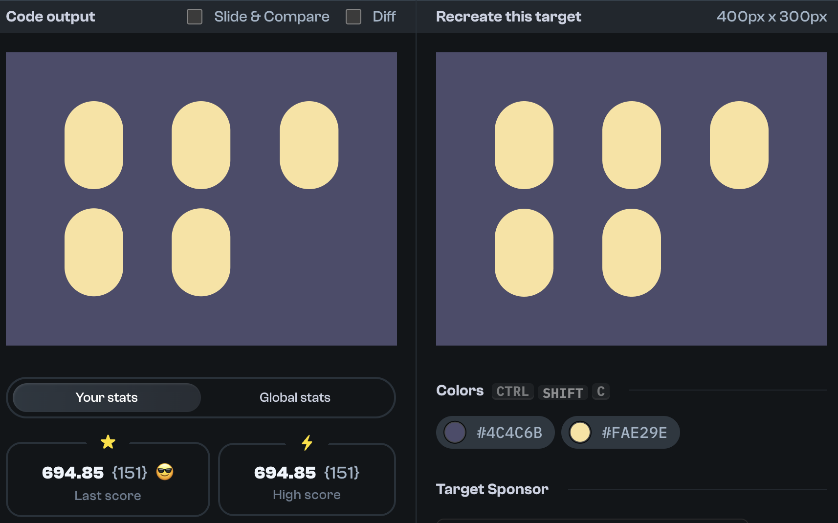 Target 55 comparison