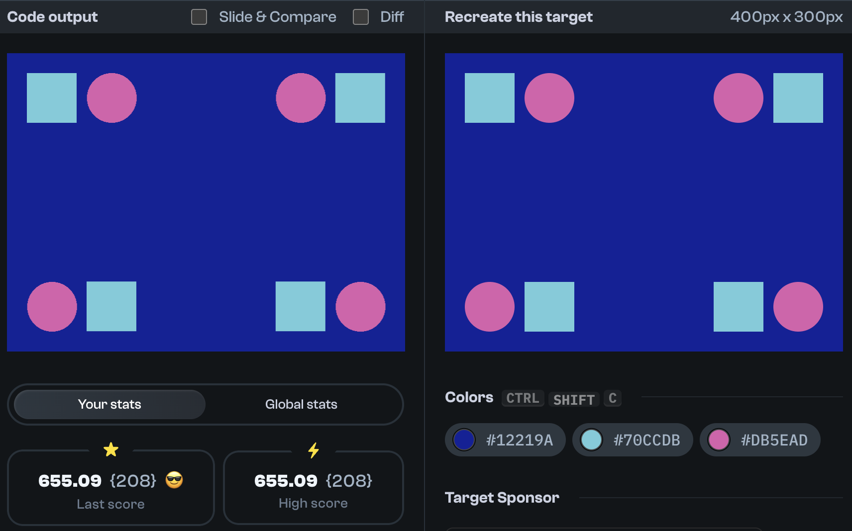 Target 57 comparison