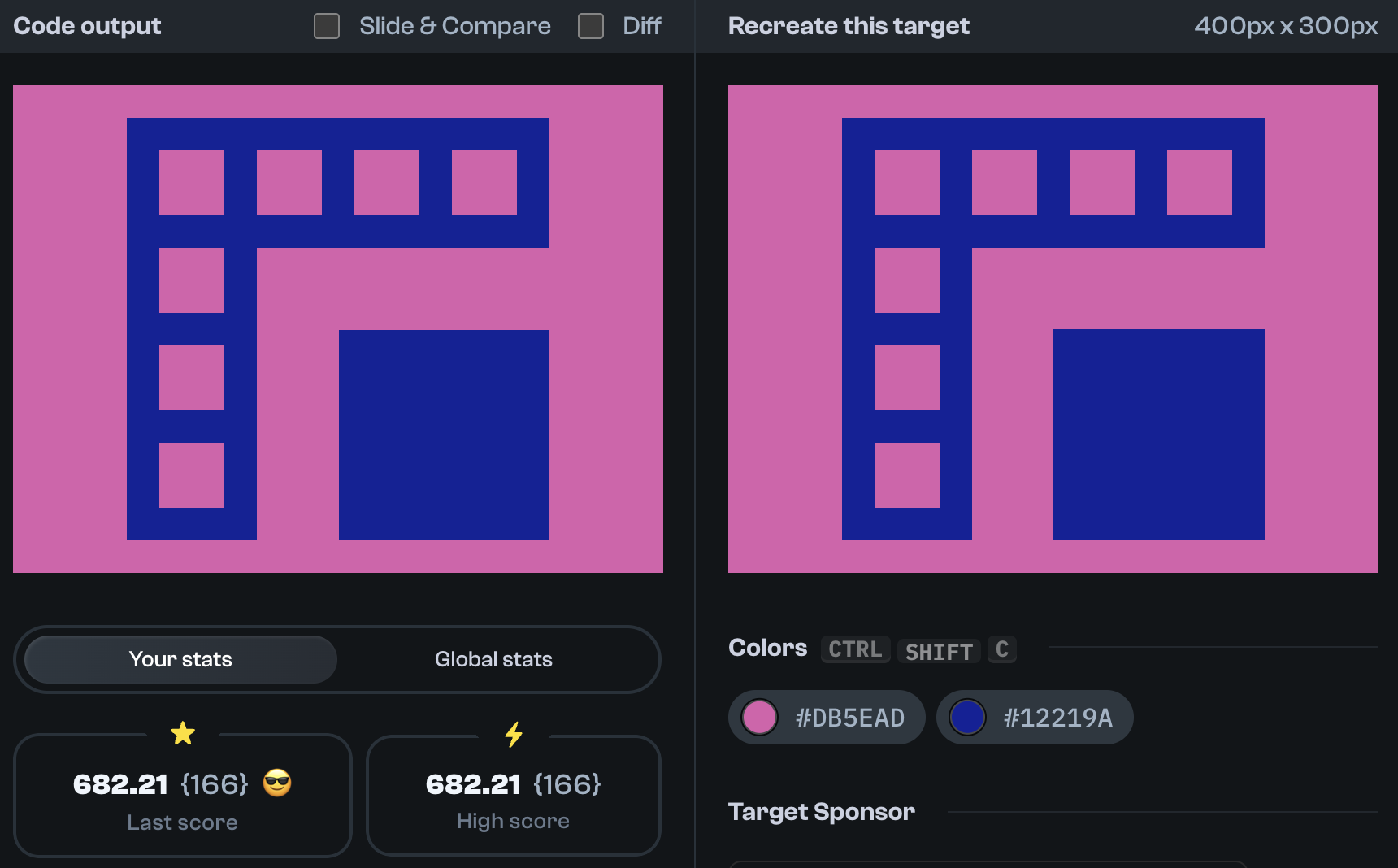 Target 58 comparison