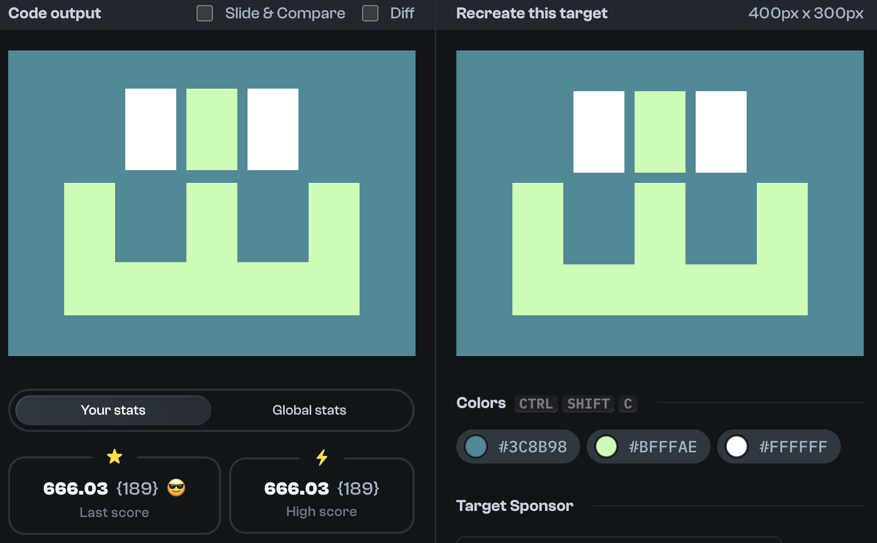 Target 63 comparison