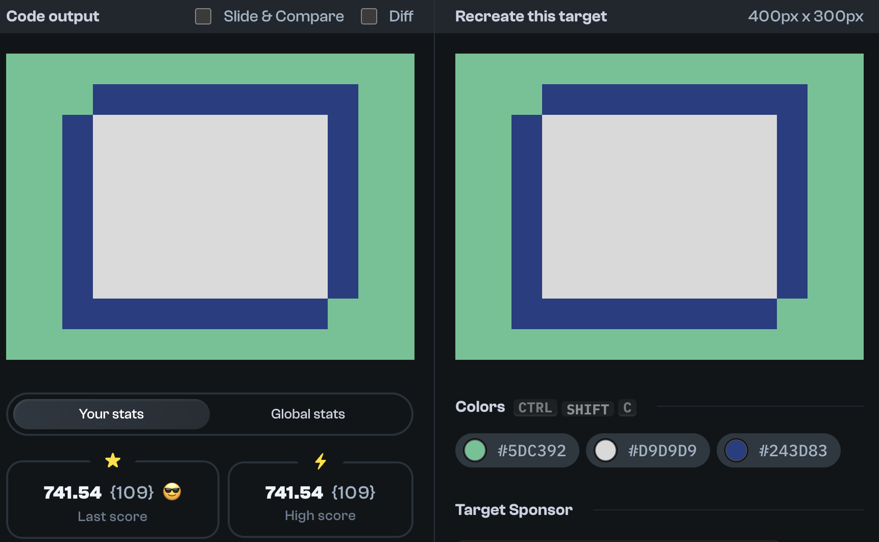 Target 65 comparison