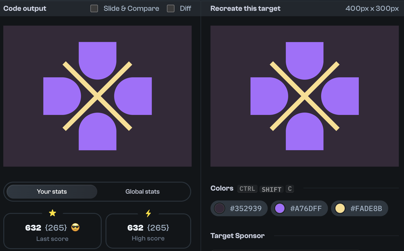 Target 79 comparison