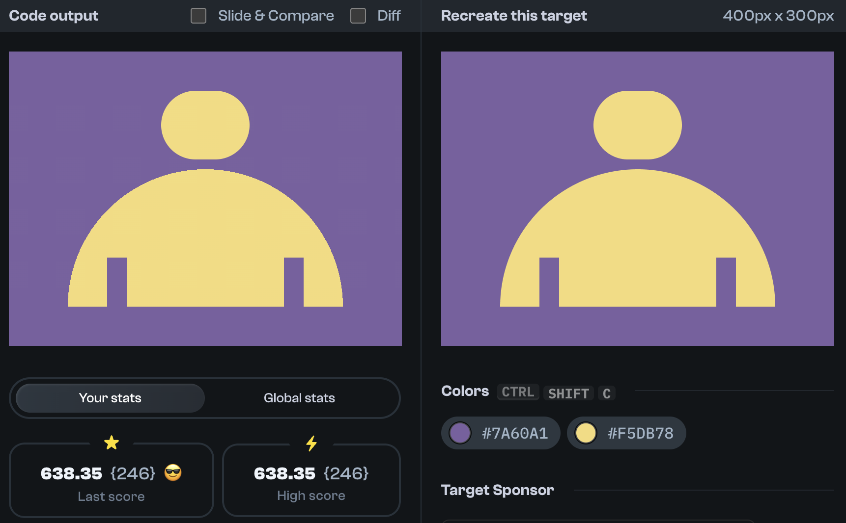 Target 84 comparison