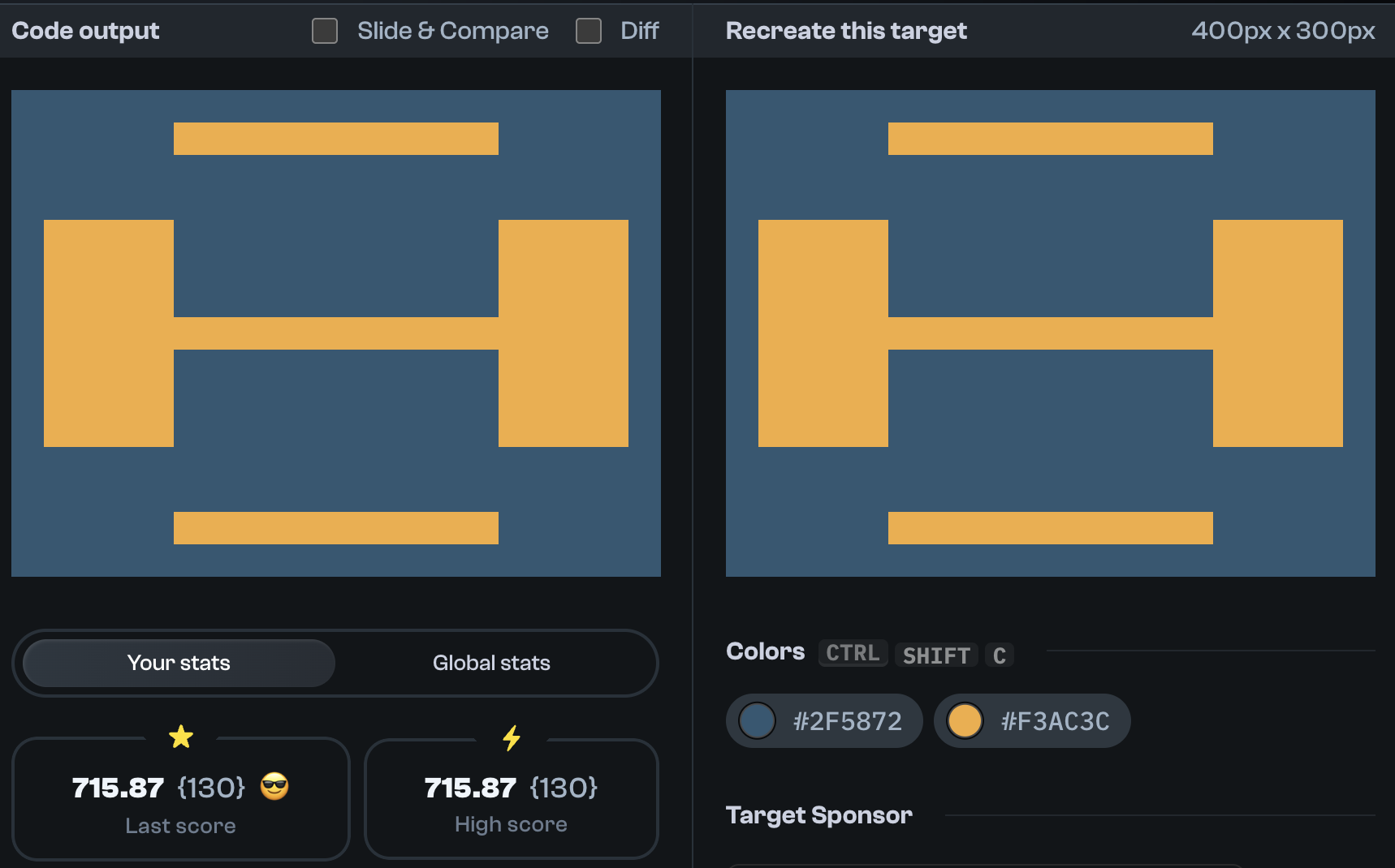 Target 91 comparison