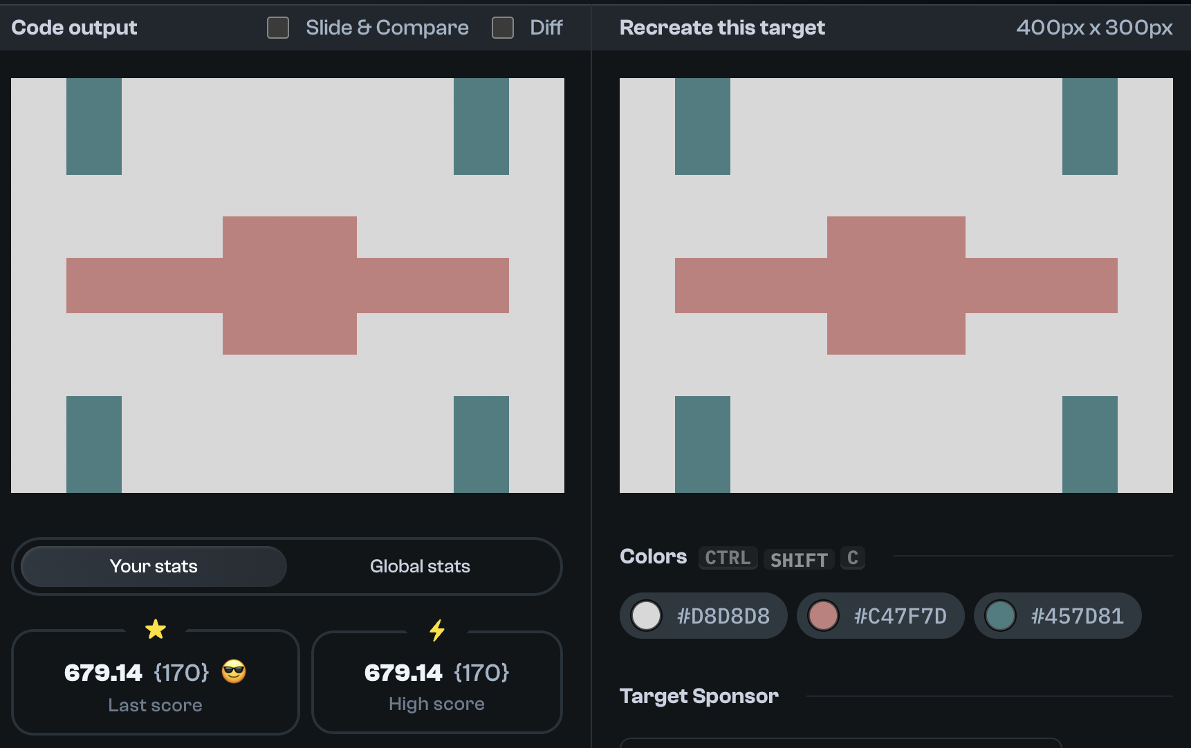 Target 95 comparison
