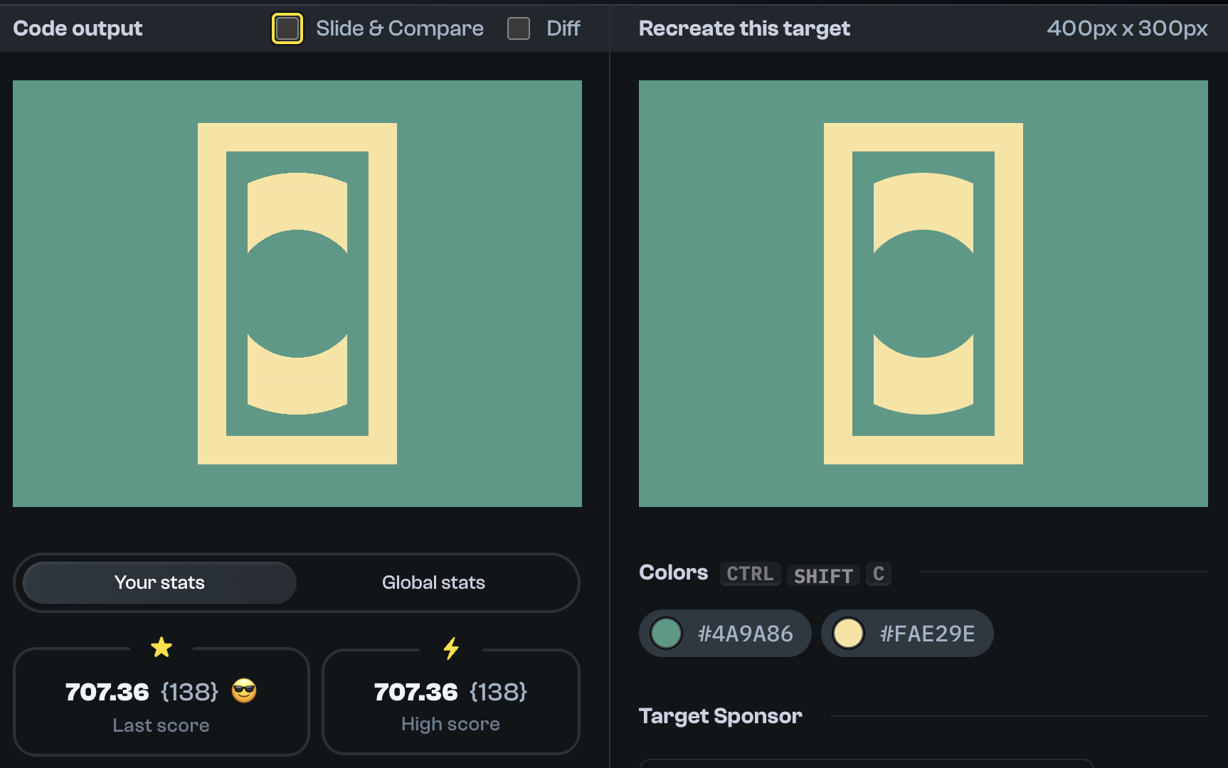 Target 98 comparison