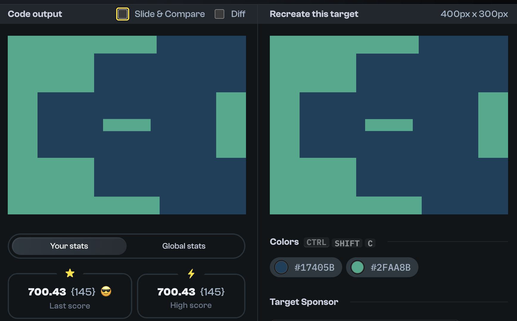 Target 105 comparison