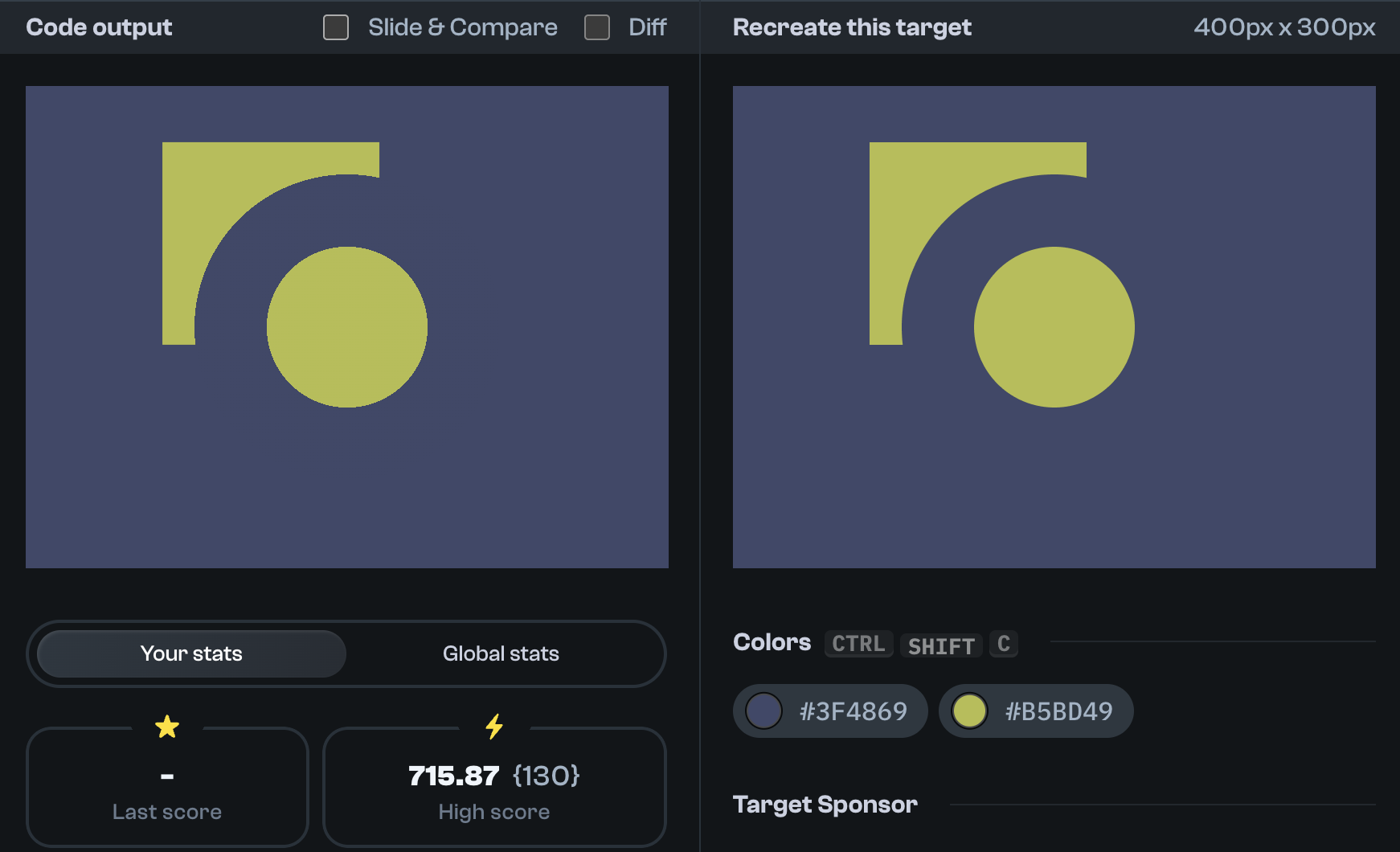 Target 107 comparison