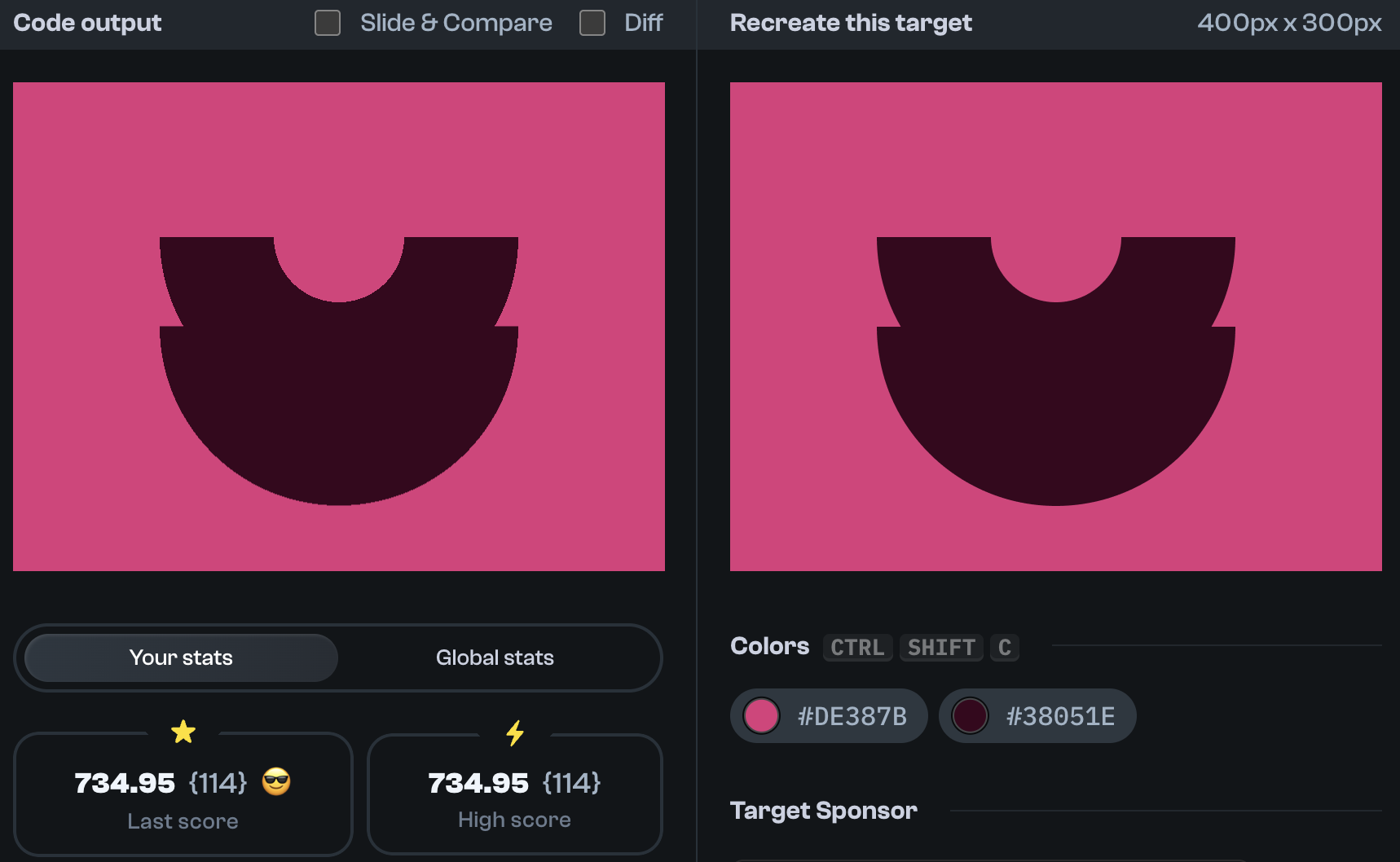 Target 110 comparison