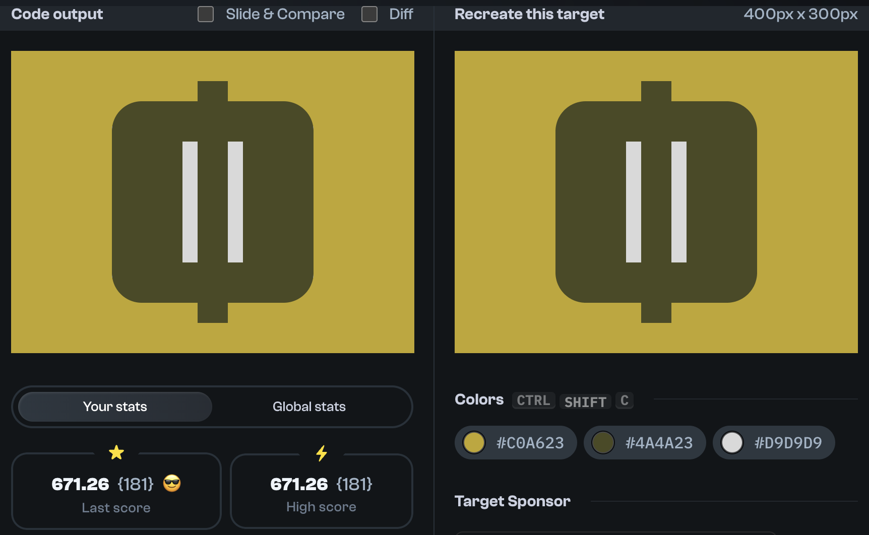 Target 111 comparison