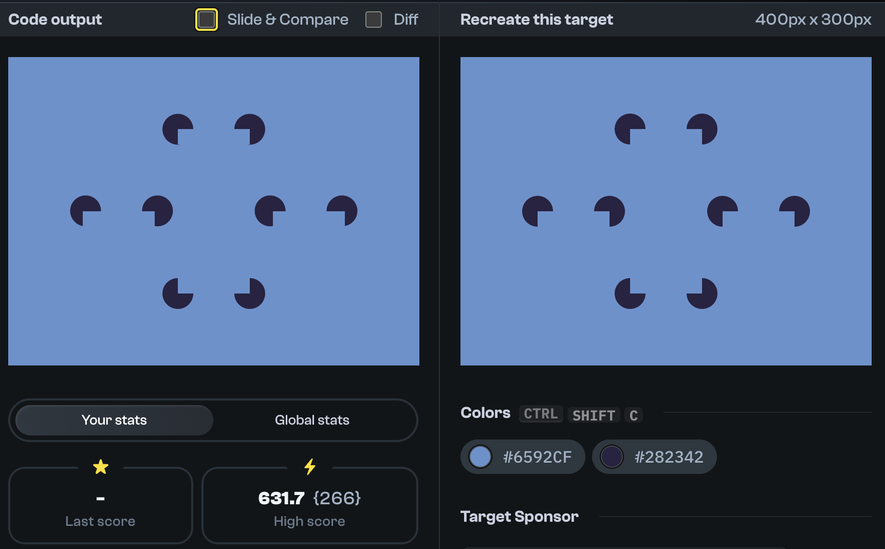 Target 117 comparison