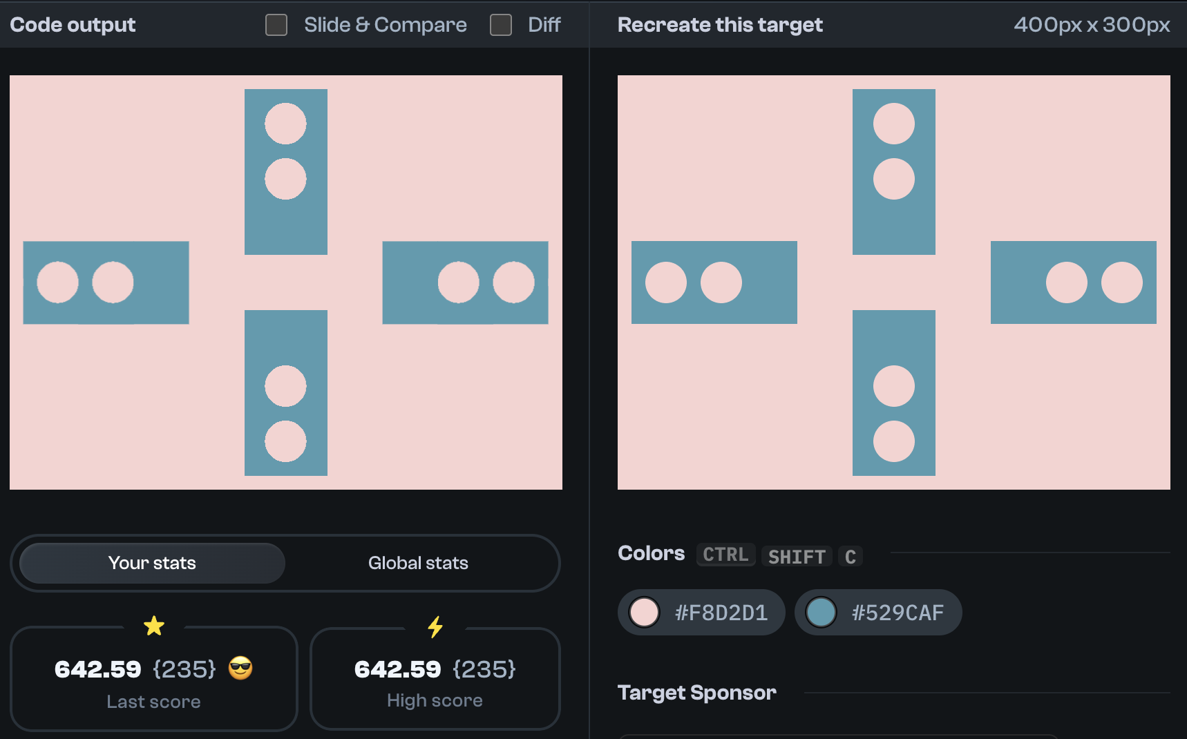 Target 123 comparison