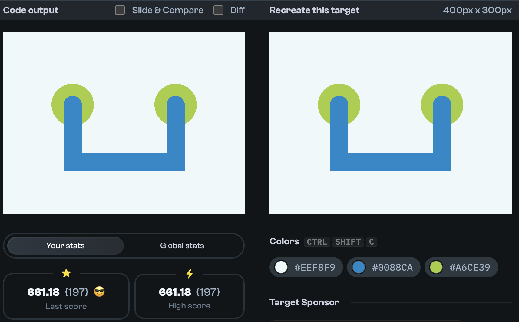 Target 129 comparison