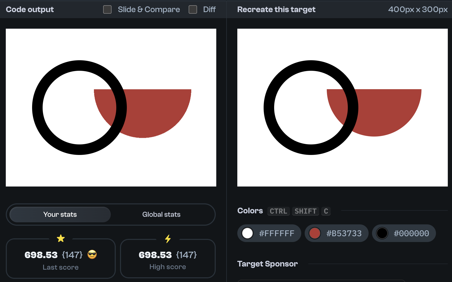 Target 131 comparison