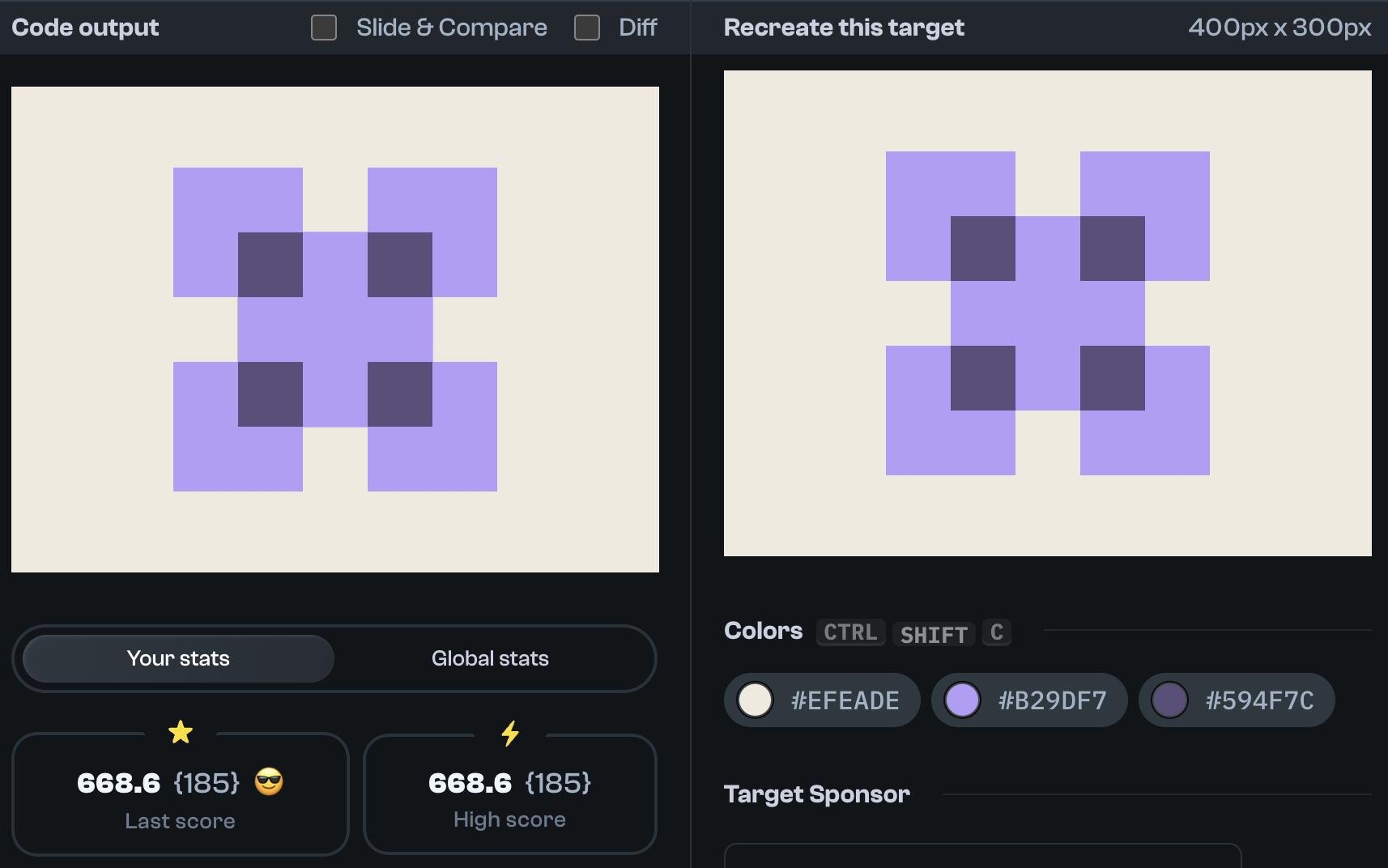 Target 139 comparison