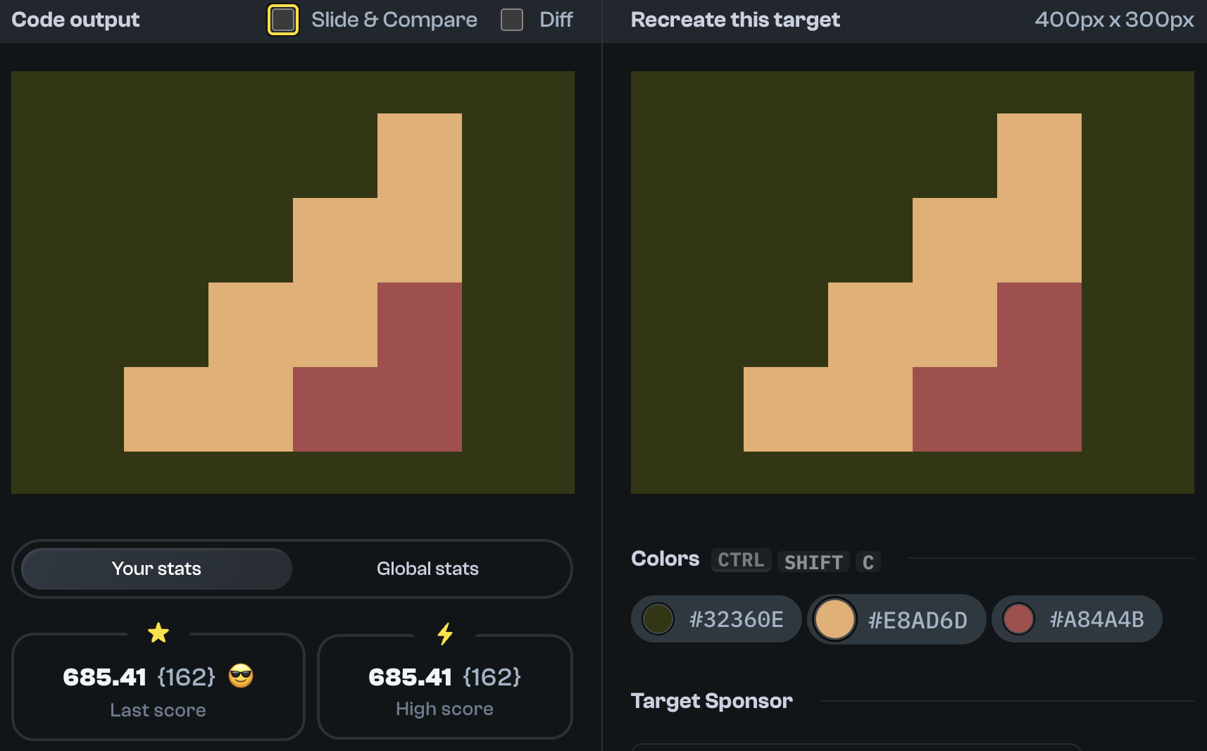 Target 141 comparison