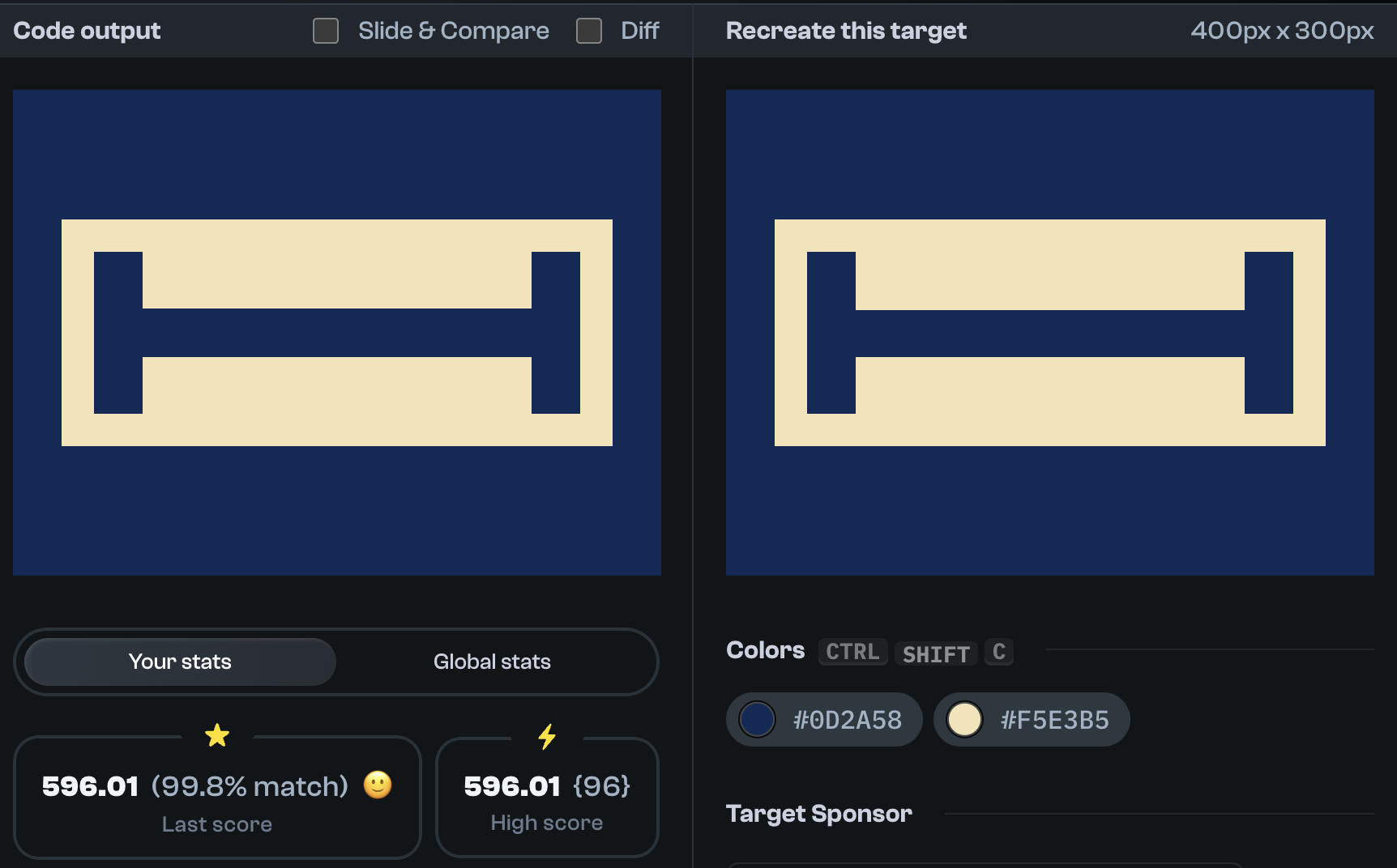 Target 142 comparison