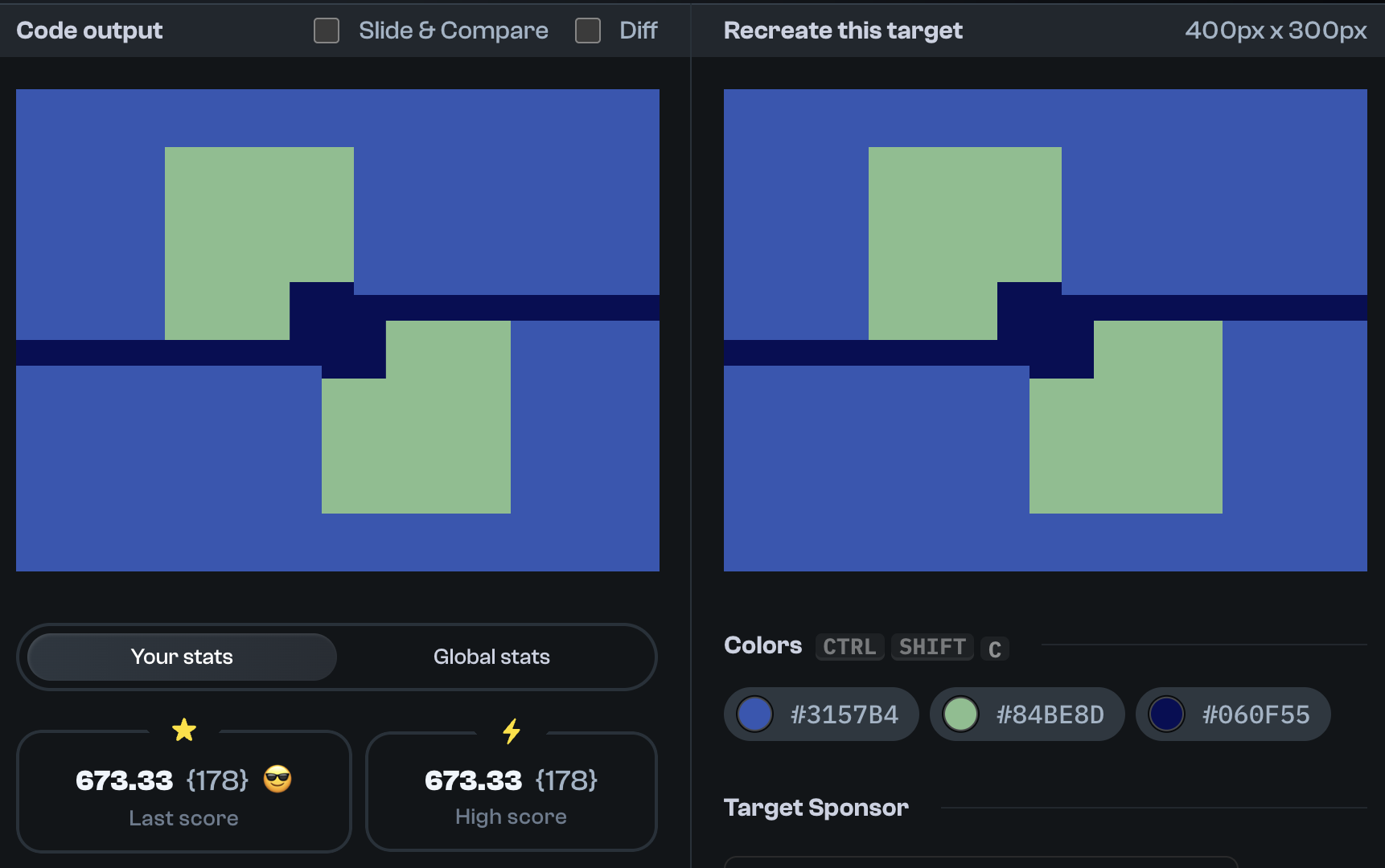 Target 143 comparison