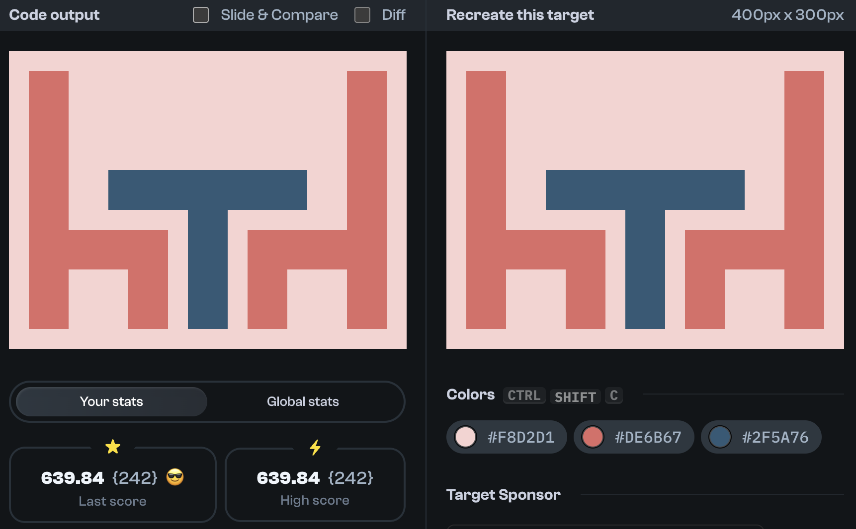 Target 145 comparison