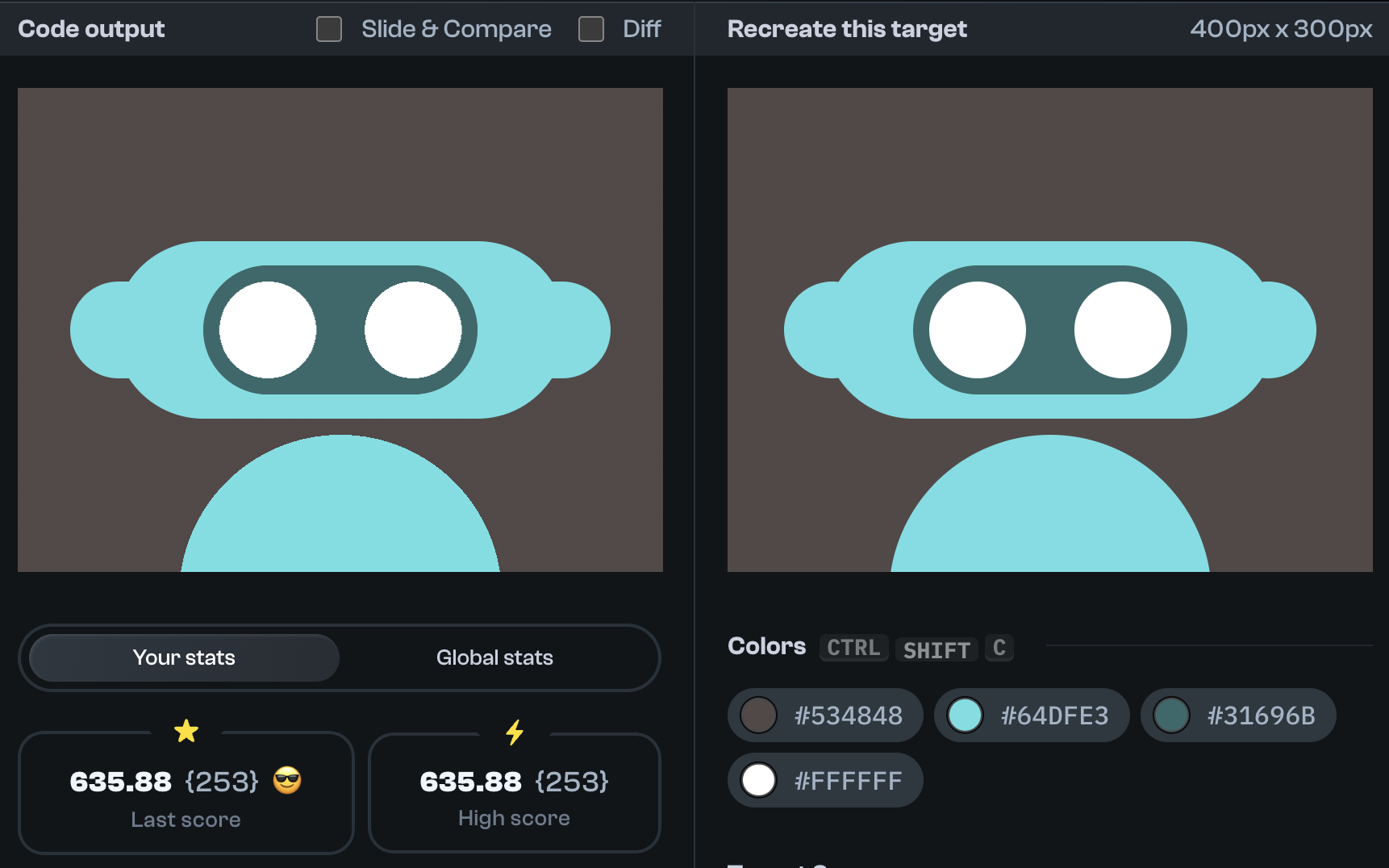 Target 148 comparison