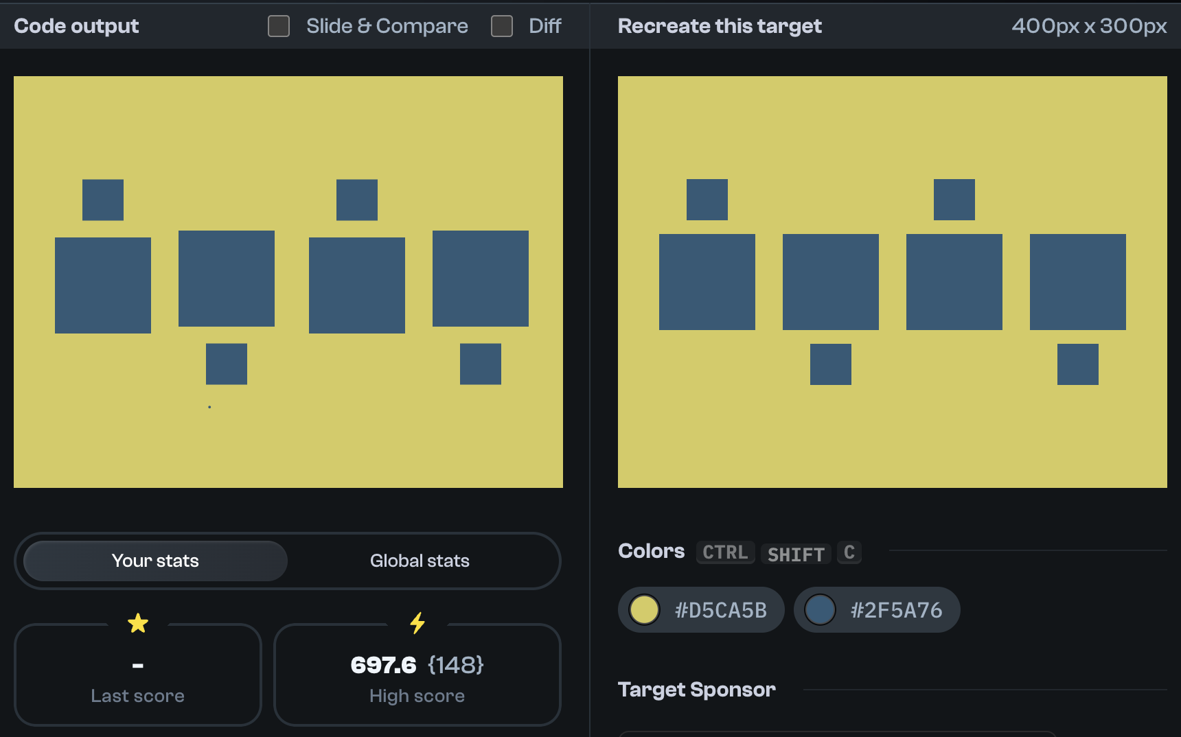 Target 154 comparison