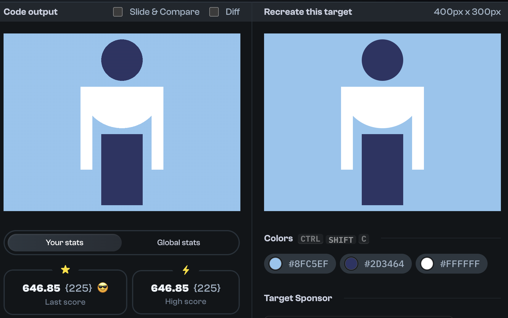 Target 159 comparison