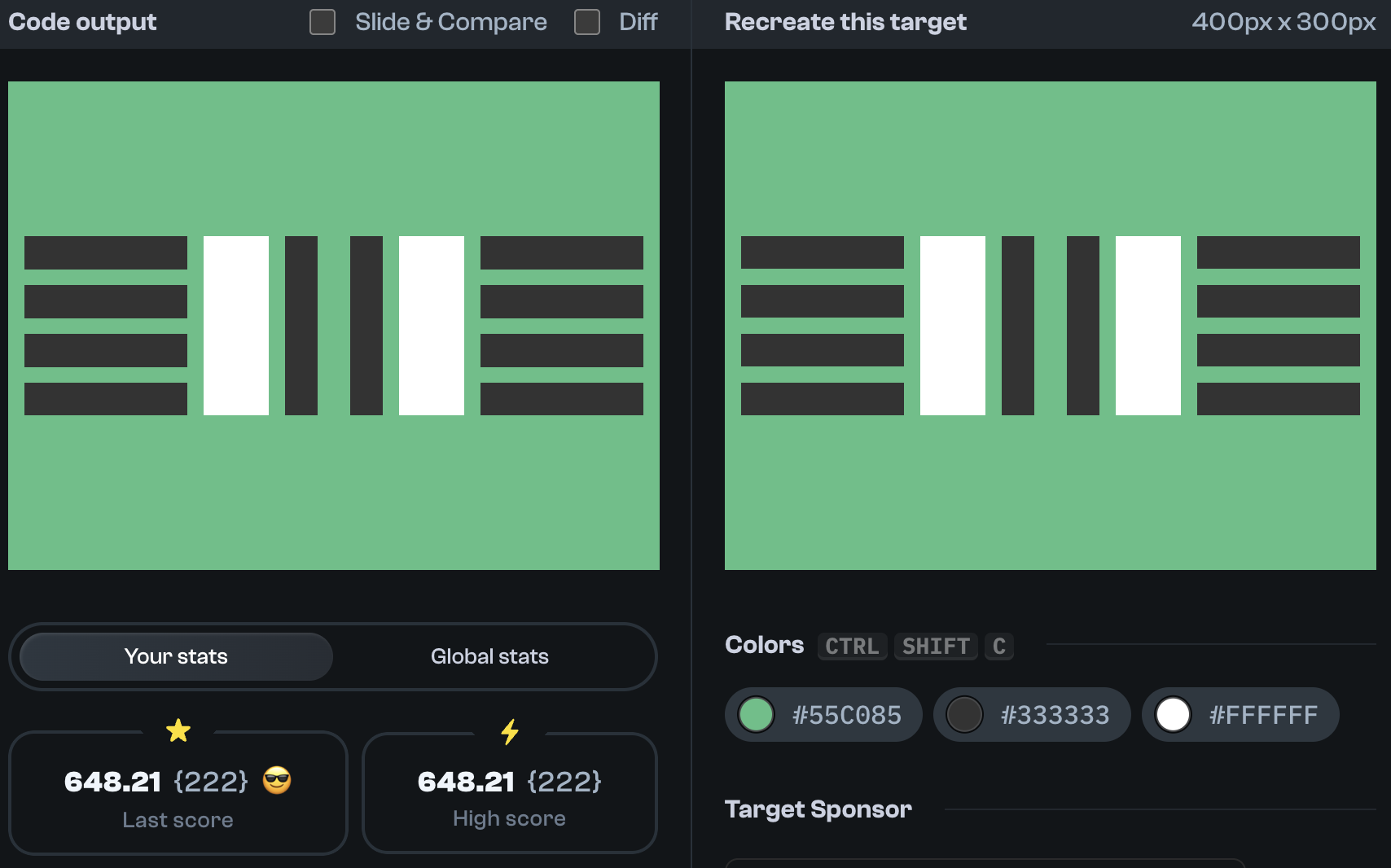 Target 162 comparison