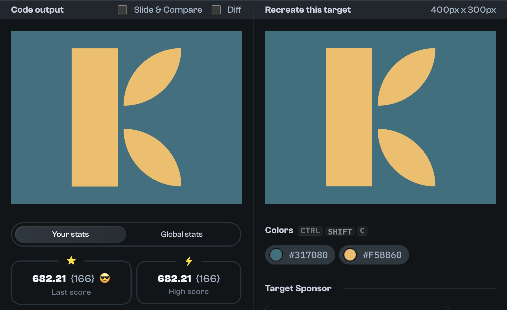 Target 163 comparison
