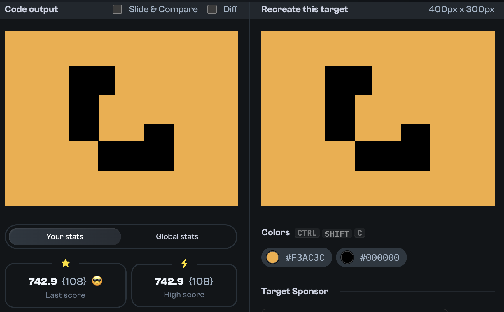 Target 171 comparison