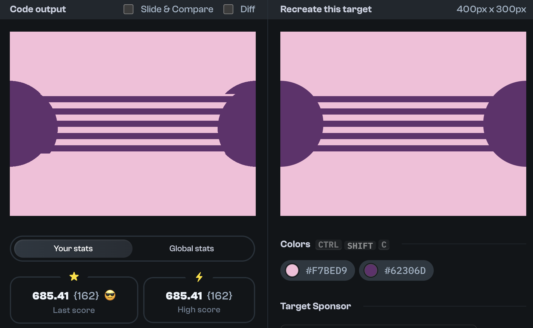 Target 181 comparison