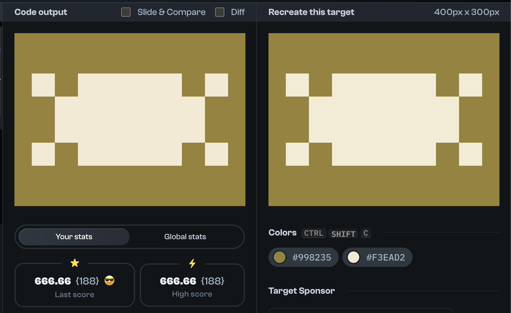 Target 187 comparison