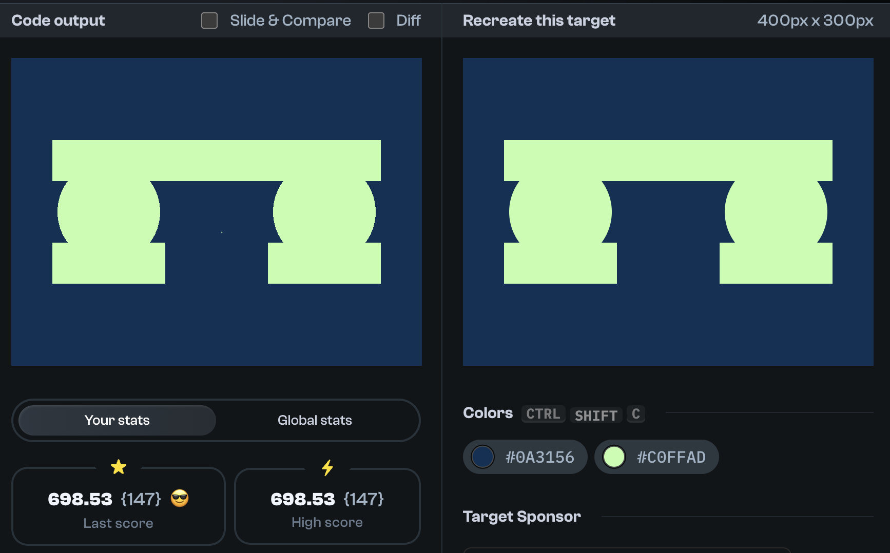 Target 190 comparison