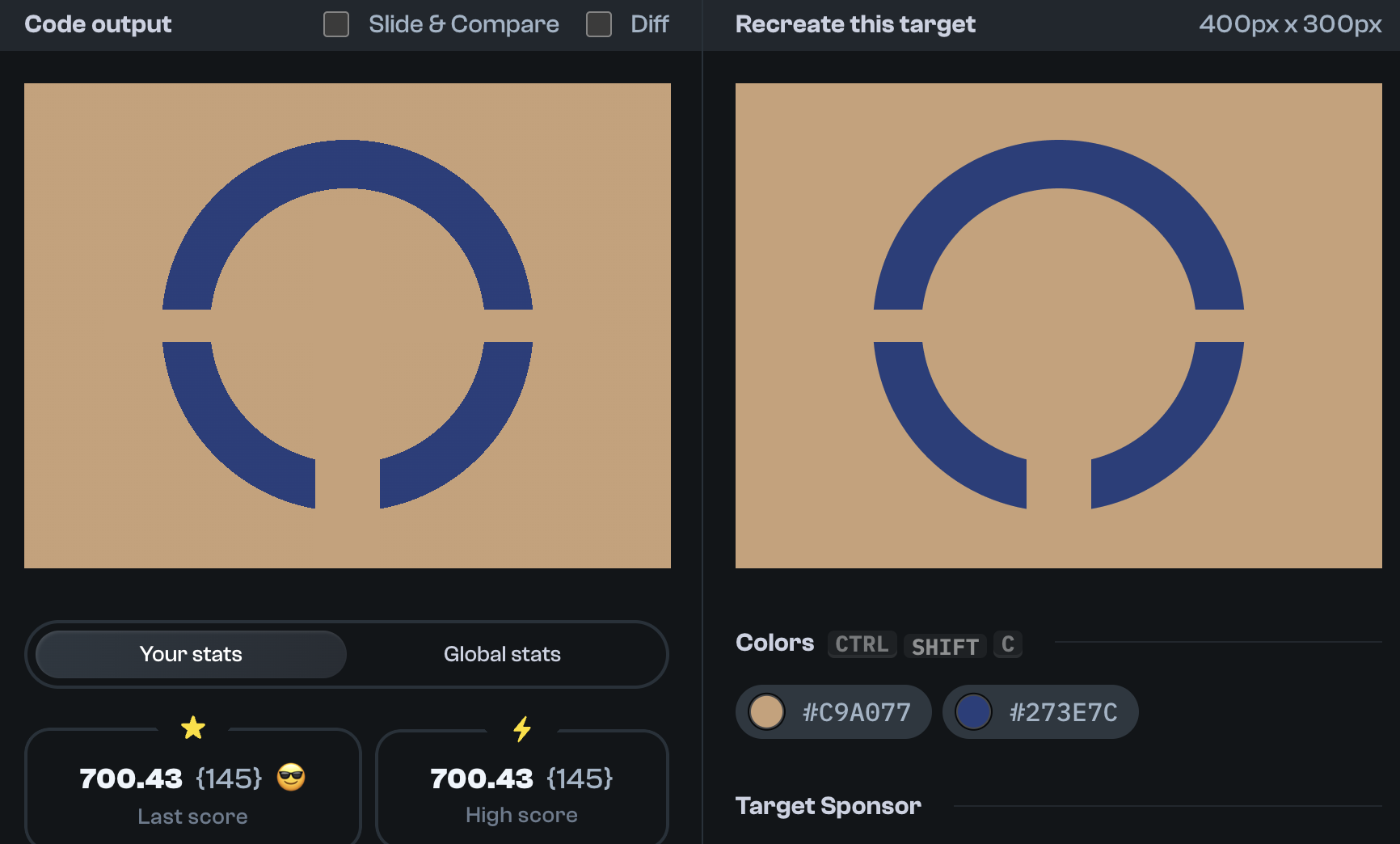 Target 191 comparison