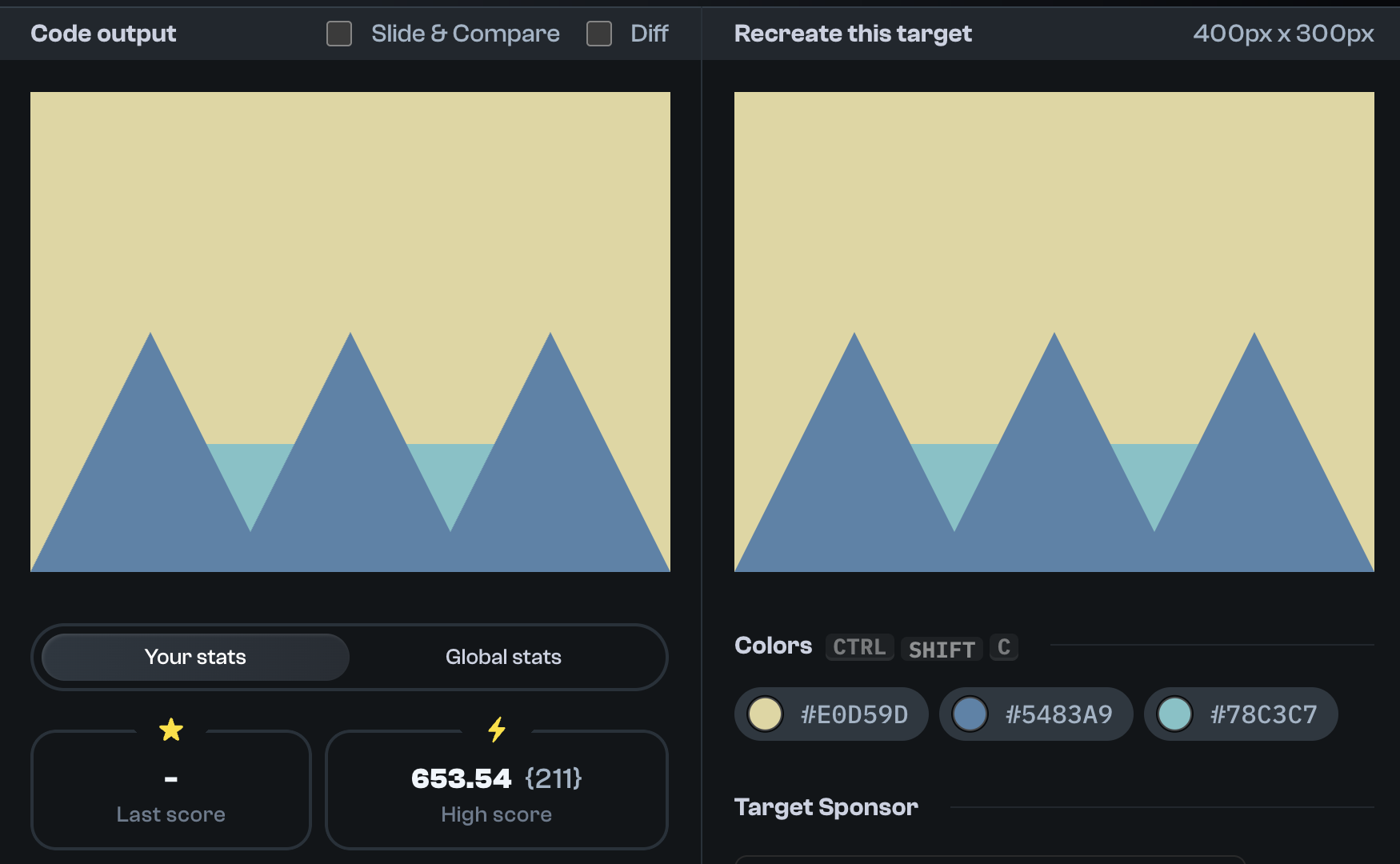 Target 195 comparison
