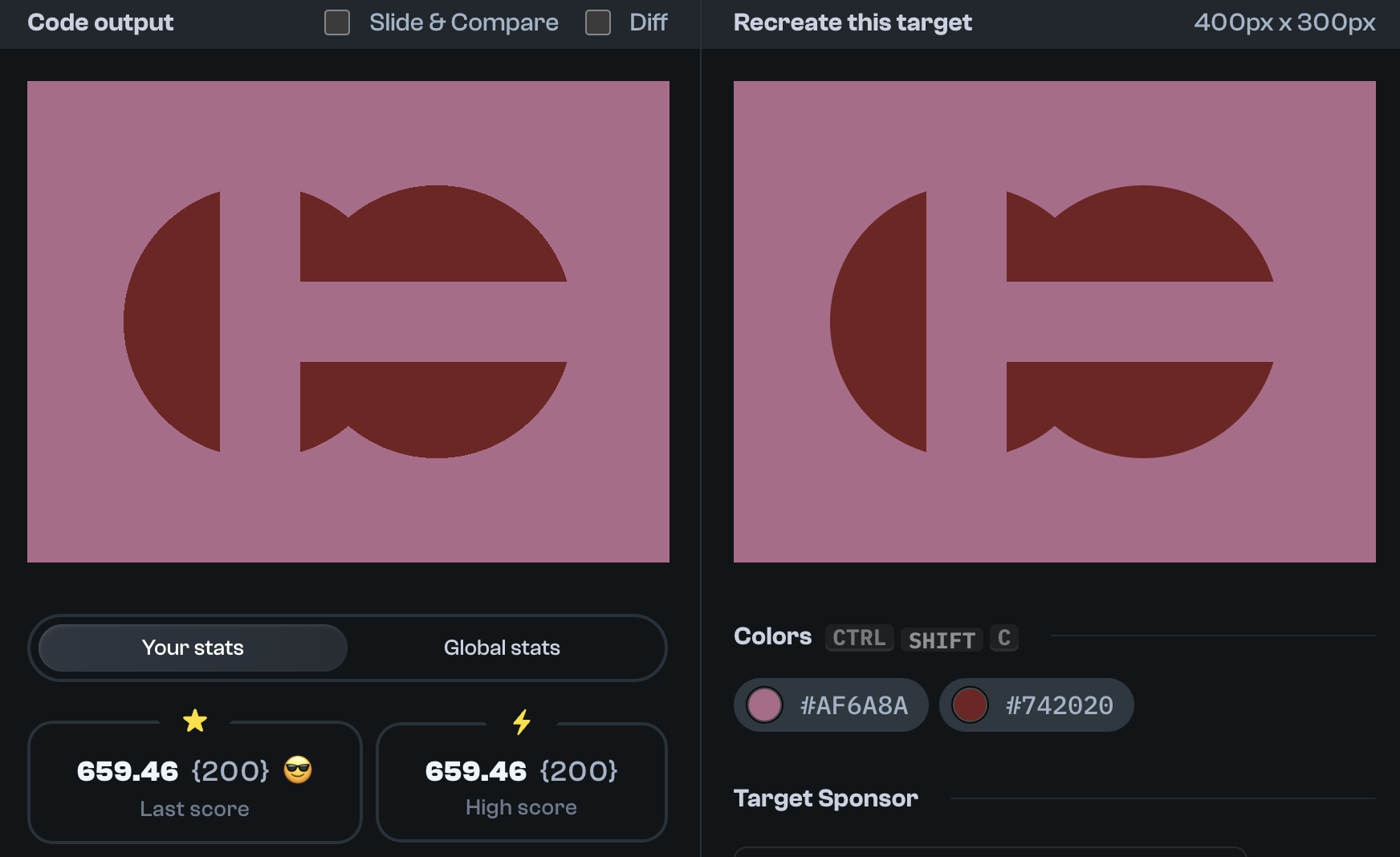 Target 197 comparison