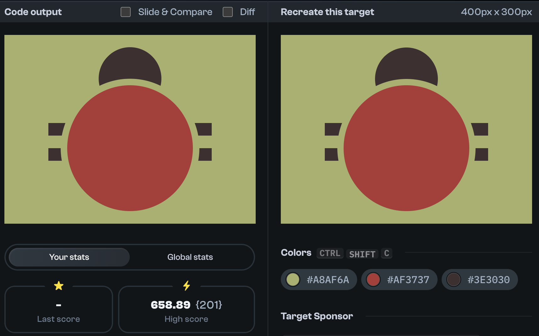 Target 198 comparison