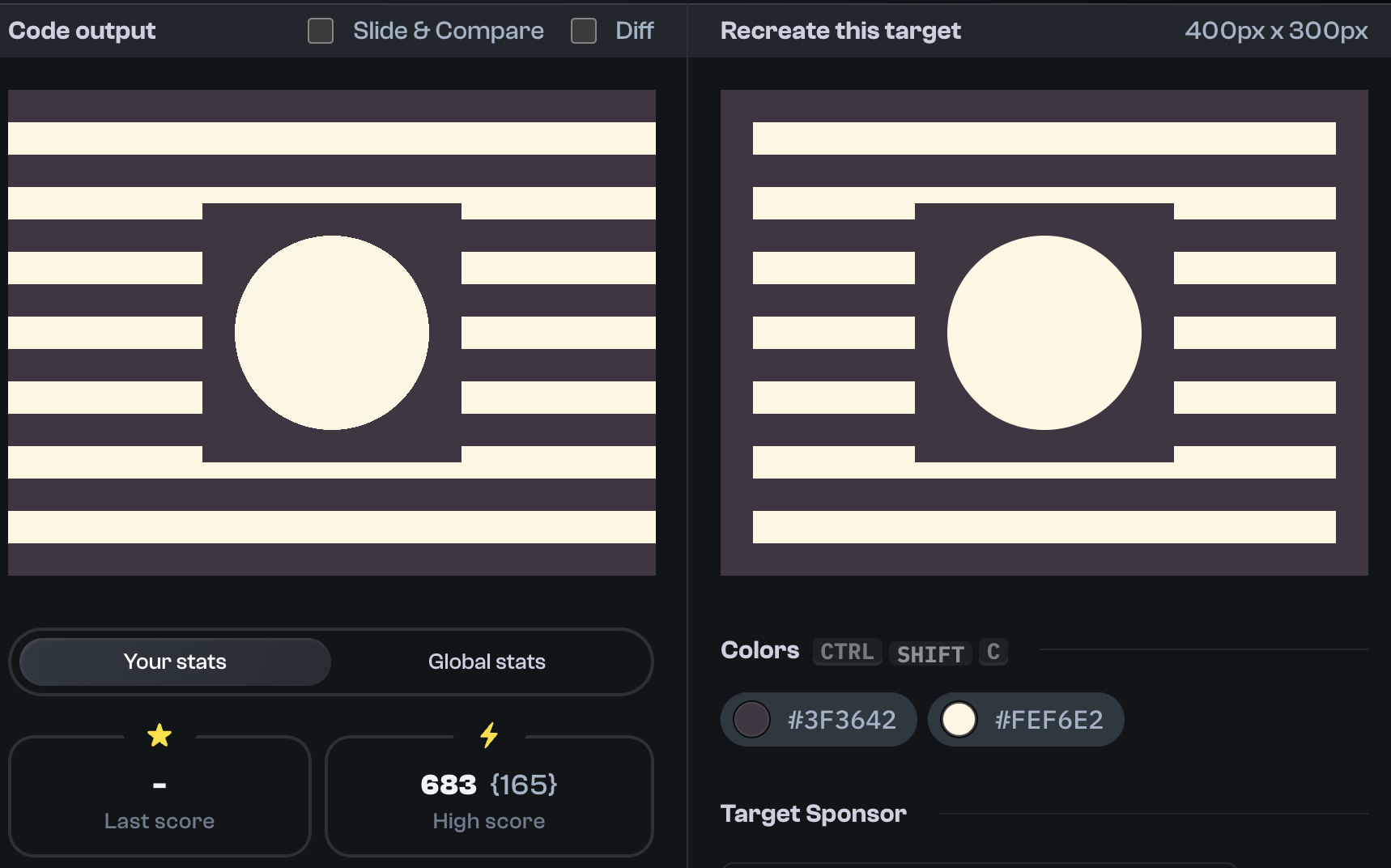 Target 204 comparison
