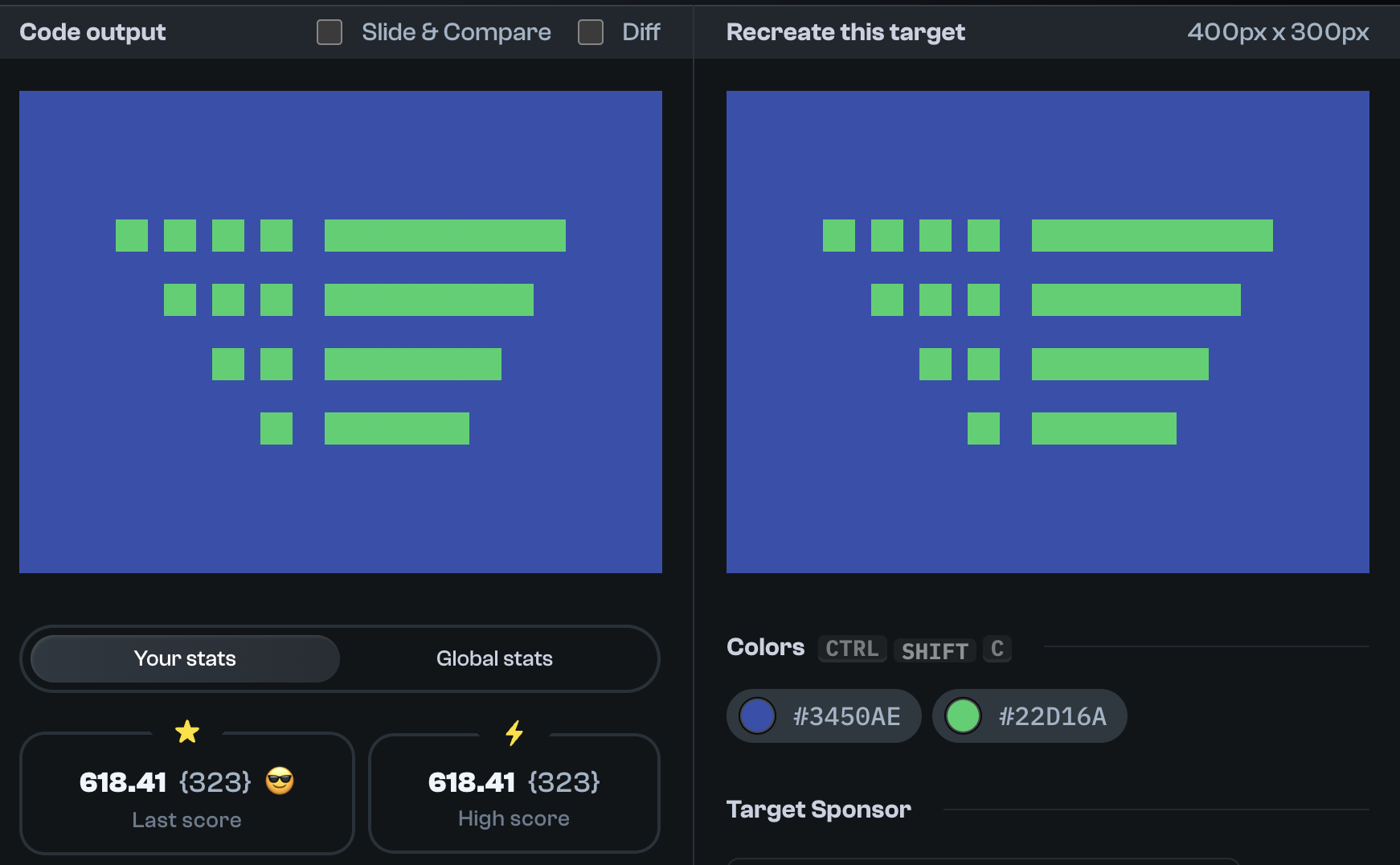 Target 208 comparison