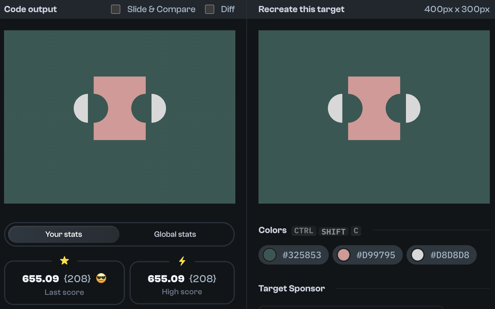 Target 216 comparison