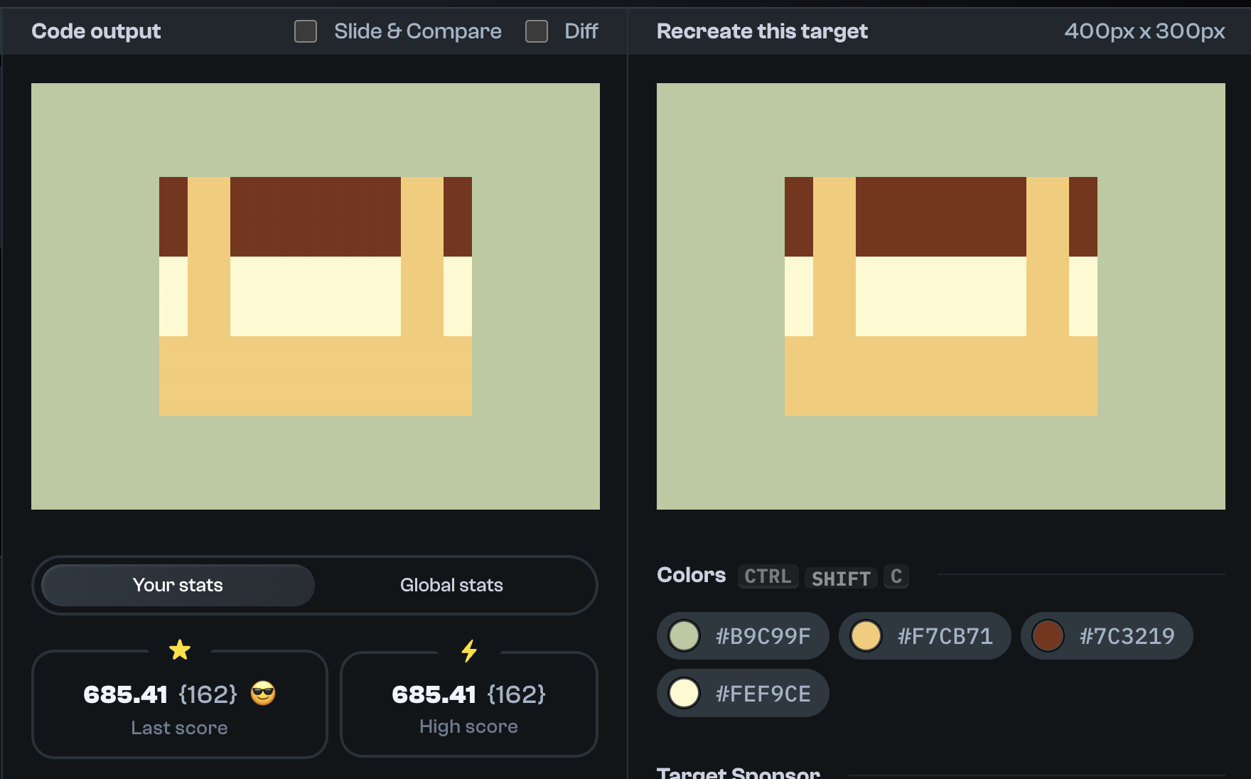 Target 217 comparison