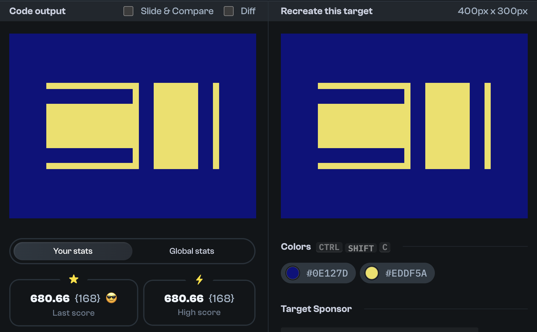 Target 218 comparison
